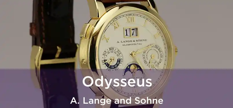  Odysseus A. Lange and Sohne